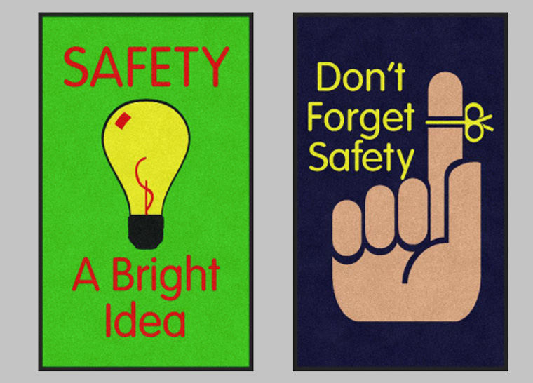 safety message mat